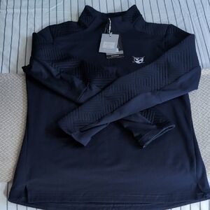 Black Long Sleeve Pullover with Logo